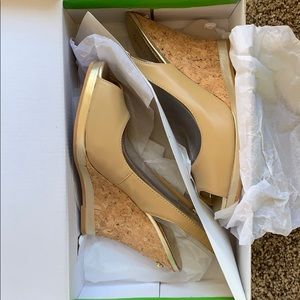 Lilly Pulitzer Kristin Wedge Natural Size 9.5